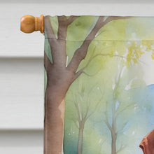 Load image into Gallery viewer, Vizsla Spring Path House Flag