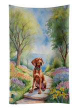 Load image into Gallery viewer, Vizsla Spring Path Kitchen Towel