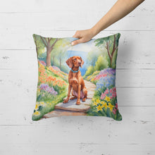 Load image into Gallery viewer, Vizsla Spring Path Throw Pillow