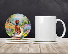 Load image into Gallery viewer, Vizsla Spring Path Large Sandstone Coasters Pack of 4