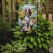 Load image into Gallery viewer, Welsh Springer Spaniel Spring Path Garden Flag  – Dog-Themed Floral Outdoor Decor