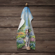 Load image into Gallery viewer, Welsh Springer Spaniel Spring Path Kitchen Towel
