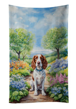 Load image into Gallery viewer, Welsh Springer Spaniel Spring Path Kitchen Towel