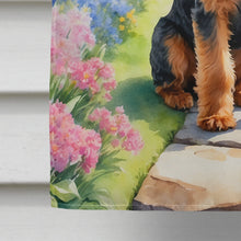 Load image into Gallery viewer, Welsh Terrier Spring Path House Flag