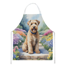 Load image into Gallery viewer, Wheaten Terrier Spring Path Apron – Artist-Designed Kitchen, BBQ &amp; Craft Apron