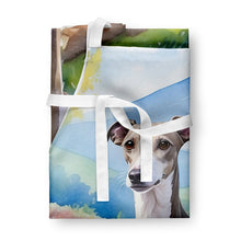 Load image into Gallery viewer, Whippet Spring Path Apron – Artist-Designed Kitchen, BBQ &amp; Craft Apron