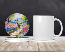 Load image into Gallery viewer, Whippet Spring Path Large Sandstone Coasters Pack of 4