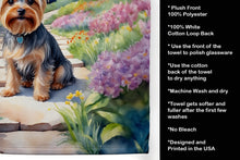 Load image into Gallery viewer, Yorkshire Terrier Spring Path Kitchen Towel