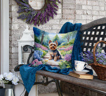 Load image into Gallery viewer, Yorkshire Terrier Spring Path Throw Pillow