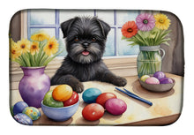 Load image into Gallery viewer, Decorating Easter Affenpinscher Dish Drying Mat