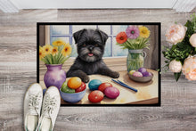Load image into Gallery viewer, Decorating Easter Affenpinscher Doormat