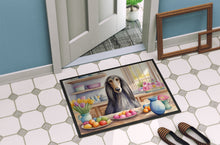 Load image into Gallery viewer, Decorating Easter Afghan Hound Doormat
