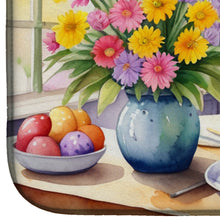 Load image into Gallery viewer, Decorating Easter Airedale Terrier Dish Drying Mat