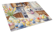 Load image into Gallery viewer, Decorating Easter Akita Glass Cutting Boards – Durable, Decorative Kitchen Art