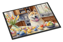 Load image into Gallery viewer, Decorating Easter Akita Doormat