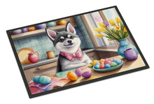 Load image into Gallery viewer, Decorating Easter Alaskan Klee Kai Doormat-24x36 Indoor / Outdoor Rug | Made in USA