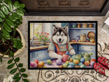 Load image into Gallery viewer, Decorating Easter Alaskan Malamute Doormat