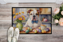 Load image into Gallery viewer, Decorating Easter American Bulldog Doormat