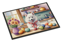 Load image into Gallery viewer, Decorating Easter American Eskimo Doormat-24x36 Indoor / Outdoor Rug | Made in USA