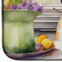 Load image into Gallery viewer, Decorating Easter American Foxhound Dish Drying Mat