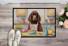 Load image into Gallery viewer, Decorating Easter American Water Spaniel Doormat-24x36 Indoor / Outdoor Rug | Made in USA
