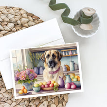 Load image into Gallery viewer, Decorating Easter Anatolian Shepherd Dog Greeting Cards - Blank Note Cards – 8-Pack of Artist-Designed Cards with Envelopes
