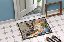 Load image into Gallery viewer, Decorating Easter Australian Cattle Dog Doormat