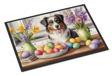 Load image into Gallery viewer, Decorating Easter Australian Shepherd Doormat-24x36 Indoor / Outdoor Rug | Made in USA