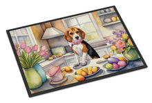 Load image into Gallery viewer, Decorating Easter Beagle Doormat