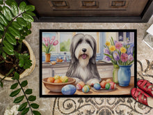 Load image into Gallery viewer, Decorating Easter Bearded Collie Doormat-24x36 Indoor / Outdoor Rug | Made in USA