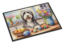 Load image into Gallery viewer, Decorating Easter Bearded Collie Doormat-24x36 Indoor / Outdoor Rug | Made in USA