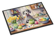Load image into Gallery viewer, Decorating Easter Bedlington Terrier Doormat
