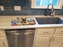 Load image into Gallery viewer, Decorating Easter Belgian Malinois Dish Drying Mat