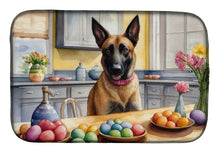 Load image into Gallery viewer, Decorating Easter Belgian Malinois Dish Drying Mat