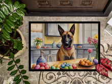 Load image into Gallery viewer, Decorating Easter Belgian Malinois Doormat-24x36 Indoor / Outdoor Rug | Made in USA