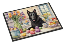 Load image into Gallery viewer, Decorating Easter Belgian Sheepdog Doormat-24x36 Indoor / Outdoor Rug | Made in USA