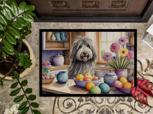 Load image into Gallery viewer, Decorating Easter Bergamasco Sheepdog Doormat-24x36 Indoor / Outdoor Rug | Made in USA