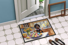 Load image into Gallery viewer, Decorating Easter Black and Tan Coonhound Doormat