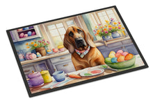Load image into Gallery viewer, Decorating Easter Bloodhound Doormat
