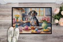 Load image into Gallery viewer, Decorating Easter Bluetick Coonhound Doormat-24x36 Indoor / Outdoor Rug | Made in USA