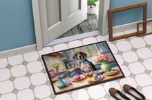 Load image into Gallery viewer, Decorating Easter Bluetick Coonhound Doormat