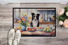 Load image into Gallery viewer, Decorating Easter Border Collie Doormat
