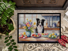 Load image into Gallery viewer, Decorating Easter Border Collie Doormat