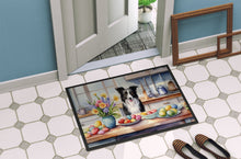 Load image into Gallery viewer, Decorating Easter Border Collie Doormat