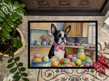 Load image into Gallery viewer, Decorating Easter Boston Terrier Doormat-24x36 Indoor / Outdoor Rug | Made in USA