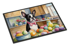 Load image into Gallery viewer, Decorating Easter Boston Terrier Doormat-24x36 Indoor / Outdoor Rug | Made in USA