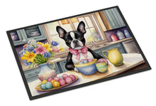 Load image into Gallery viewer, Decorating Easter Boston Terrier Doormat - 18X27 Indoor / Outdoor Rug | Made in USA