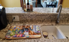 Load image into Gallery viewer, Decorating Easter Boxer Dish Drying Mat