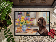 Load image into Gallery viewer, Decorating Easter Boykin Spaniel Doormat