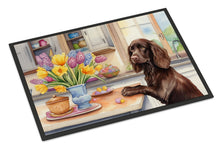 Load image into Gallery viewer, Decorating Easter Boykin Spaniel Doormat